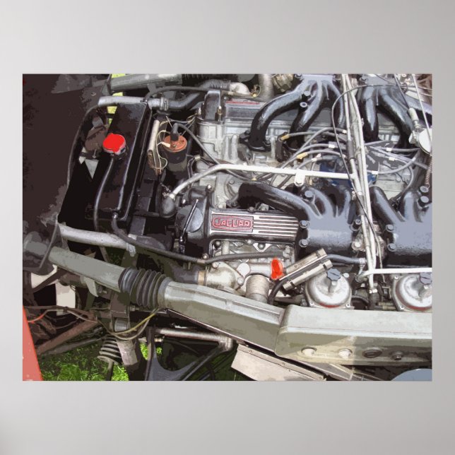 PÓSTER MOTOR DE TIPO E CLÁSSICO (Frente)