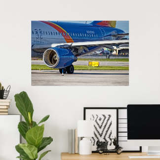 Poster Motor e fumos do avião