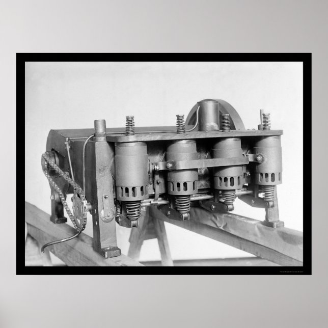 Poster Motor para o Voo Hawk Gatinho 1903 (Frente)