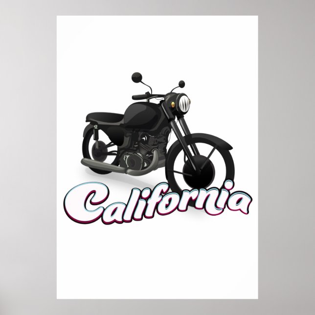 Poster Motorbike da Califórnia (Frente)