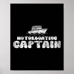 Poster Motorbote Capitão Motorboat Motorboat Motorboat Mo