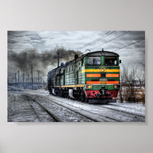 Póster Motores diesel russos