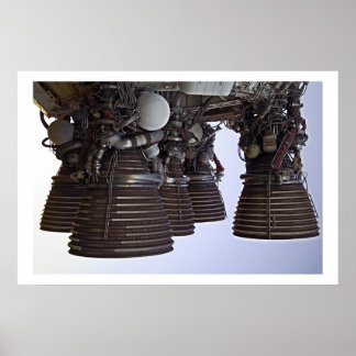 Póster Motores Saturn 5