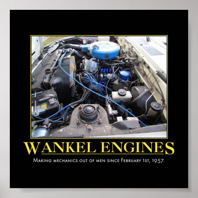 Póster Motores Wankel (Frente)