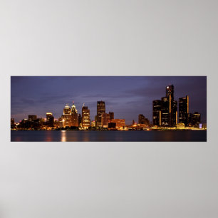 Póster Motown Skyline