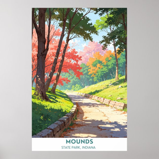 Poster Mounds State Park, Indiana (Frente)