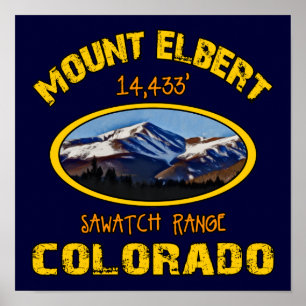 Póster Mount Elbert