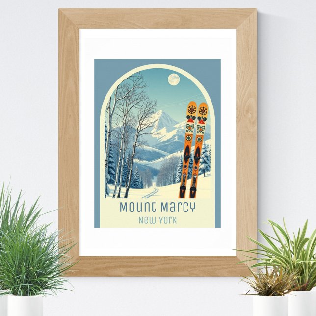 Poster Mount Marcy New York ski resort  (Criador carregado)