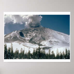 Poster Mount Saint Helens - Pre-Erupção
