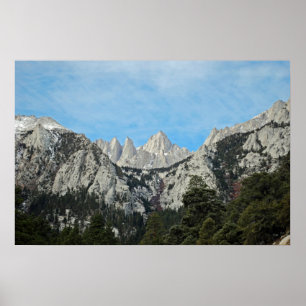Poster Mount Whitney das belas artes
