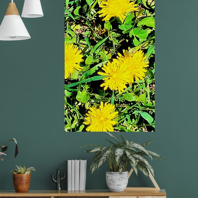Poster Mountain Dandelions Foto De Ottawa Canadá (Sala de Estar 1)