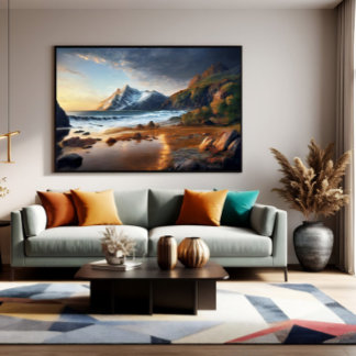 Poster Mountain Sunset