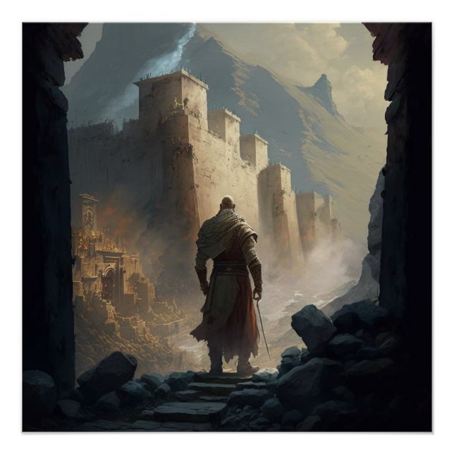 Póster Mountain Town Siege (Frente)