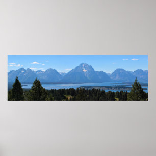 Poster Mountain View cénico panorâmico