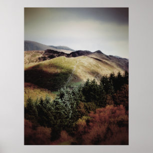 POSTER MOUNTAIN VIEWS OF WALES
