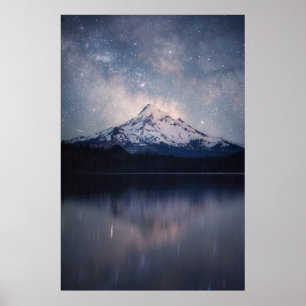 Poster Mountains Mt. Hood Portland, Oregon