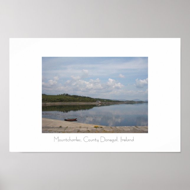 Póster Mountcharles, County Donegal, Irlanda. (Frente)
