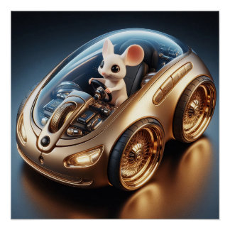 Póster Mouse-Móvel ouro: Uma pequena missão do mouse