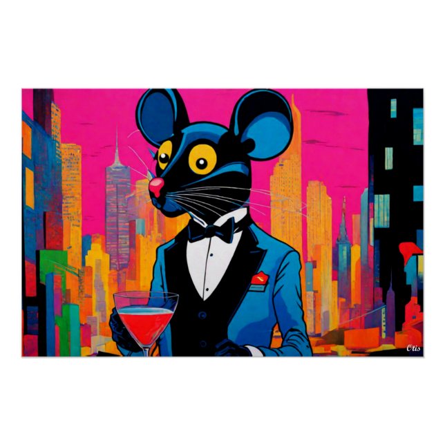 PÓSTER MOUSE NA CIDADE 2 (Frente)