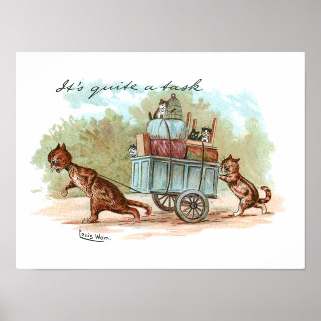 Poster Movendo House Louis Wain (Frente)