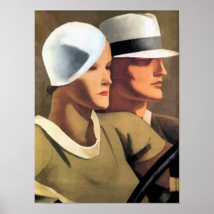 Poster Movimentação da arte de Deco minha pintura do