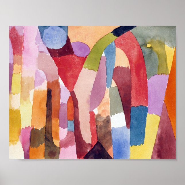 Póster Movimento das Câmaras Salgadas: Paul Klee 1915 (Frente)