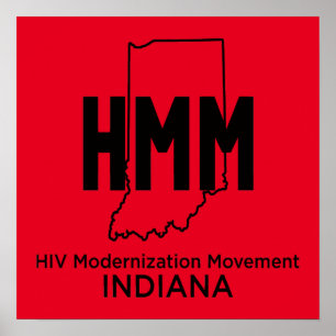 Poster Movimento de Modernização do HIV Indiana