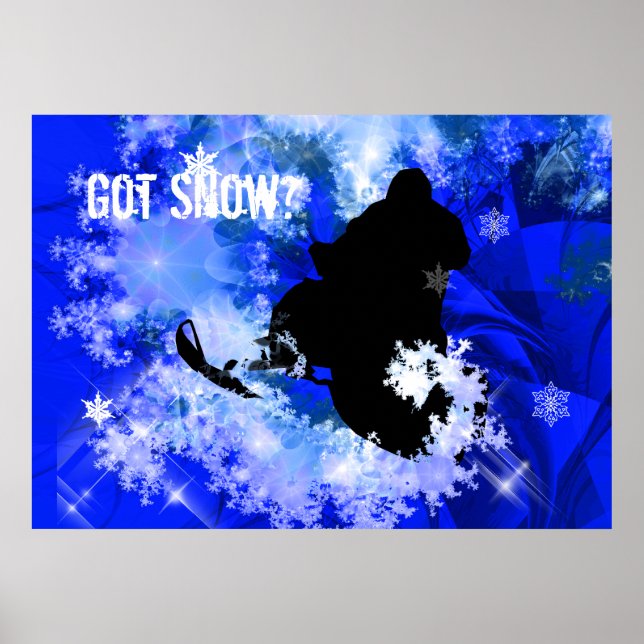 Póster Movimento de neve na Avalanche (Frente)