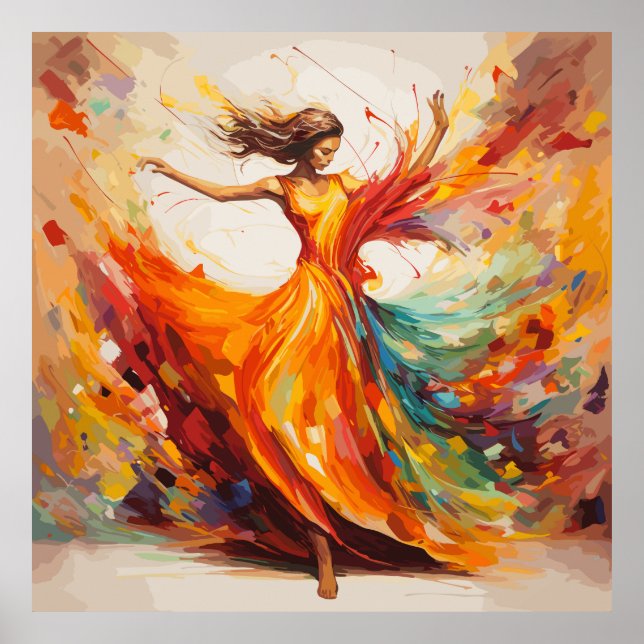 Poster Movimento Dinâmico (Frente)