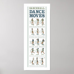 Poster Movimentos da dança de Dancehall