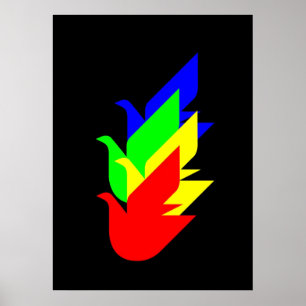 Póster Movimentos da Paz