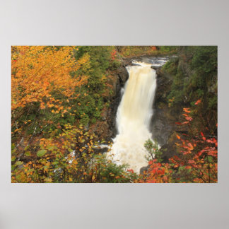 Póster Moxie cai no outono no Forks Maine