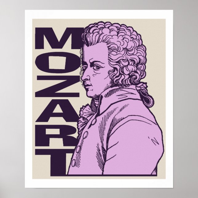 Póster Mozart (Frente)