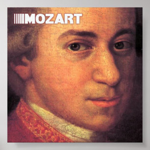 Poster Mozart Fine Art Na Canvas