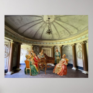 Poster Mozart Tocando Cravo