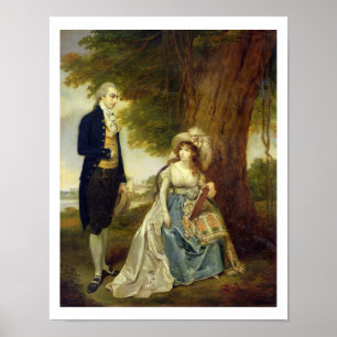Póster Mr and Mrs Fraser, c.1785-90 (oil on canvas)