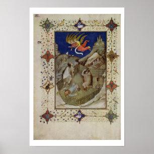Póster MS 11060-11061 horas de Notre Dame: Tierce,