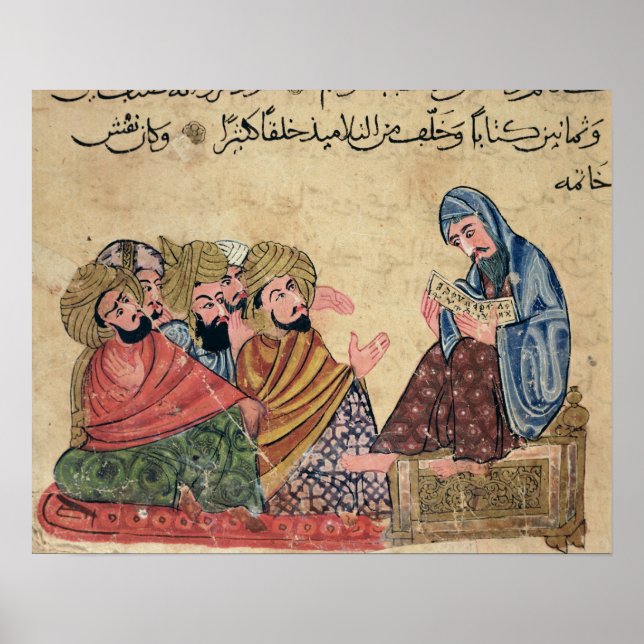 Póster MS Ahmed III 3206 O Filósofo (Frente)