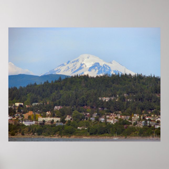 Póster Mt Baker Da Baía (Frente)