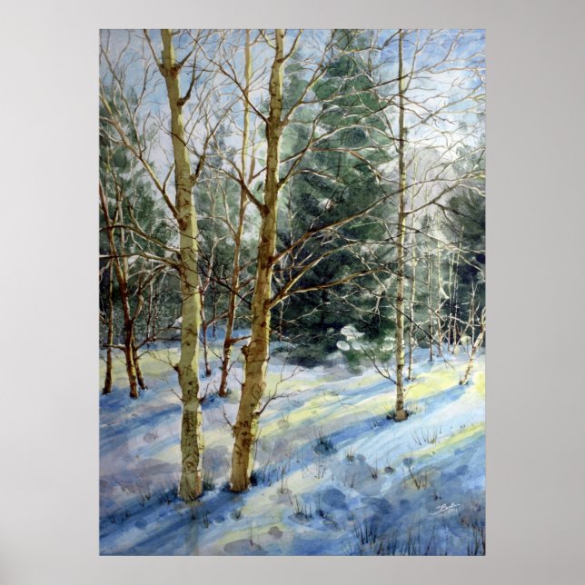 Poster Mt Charleston na neve (Frente)