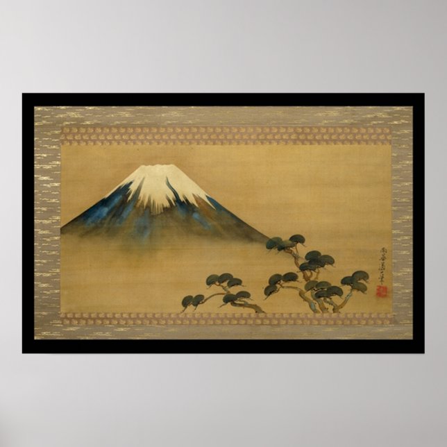 Póster mt fuji (Frente)