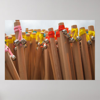 Póster Mt. Fuji Subindo Vinhetas