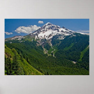Póster Mt. Hood da Montanha Bald 2