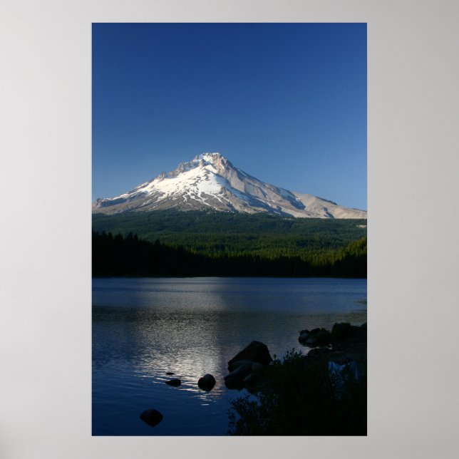 Póster Mt. Hood do Lago Trillium (Frente)