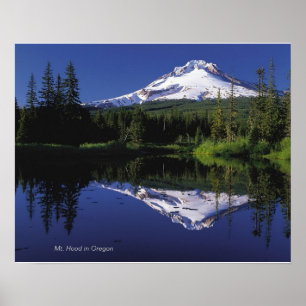 Poster Mt. Hood em Oregon, 20"x16"