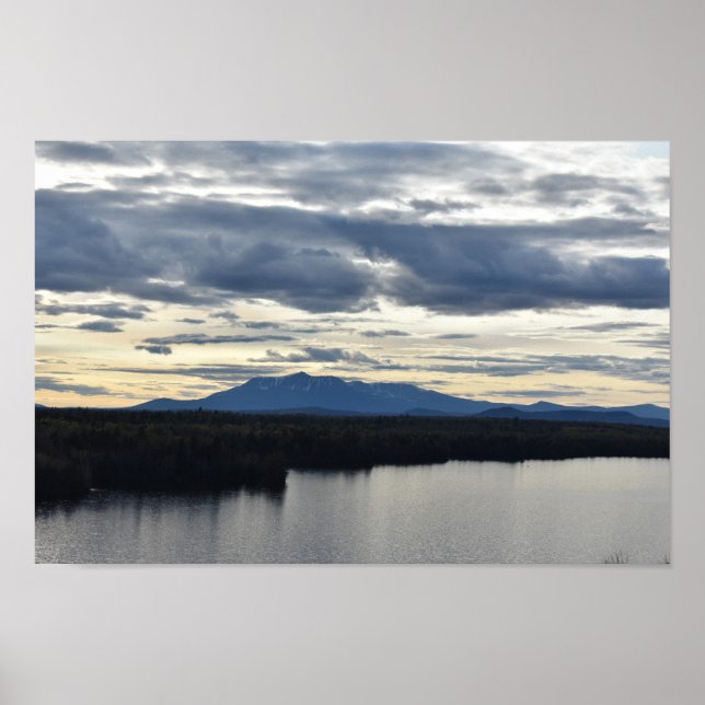 Poster Mt. Katahdin; Aroostook County Maine (Frente)