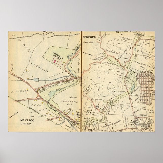 Póster Mt. Kisco, Nova Iorque 2 (Frente)