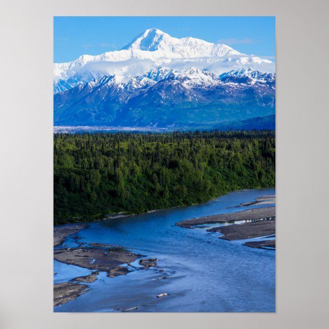 Poster Mt. McKinley Alaska (Frente)