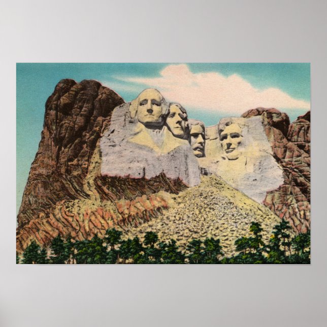 Poster Mt. Rushmore (Frente)