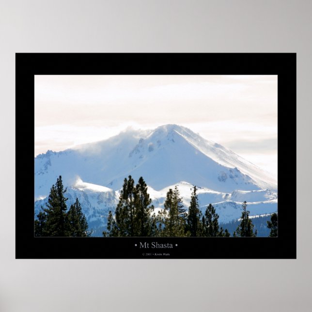 Póster Mt Shasta (Frente)